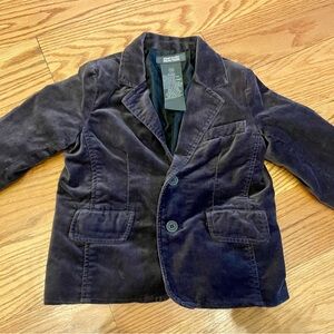 Kenneth Cole Kids Velvet Blazer - Gray
